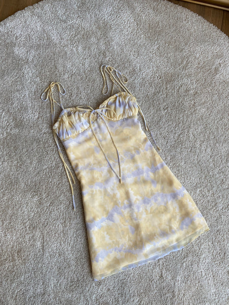 Forever Yours Dress - Yellow Dip Dry